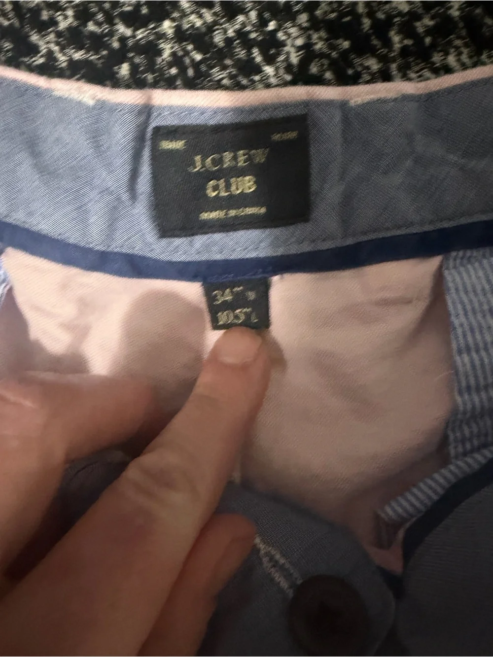 J. Crew Club Preppy Pink Costal Cotton Chino Shorts Size 34. Inseam 10in